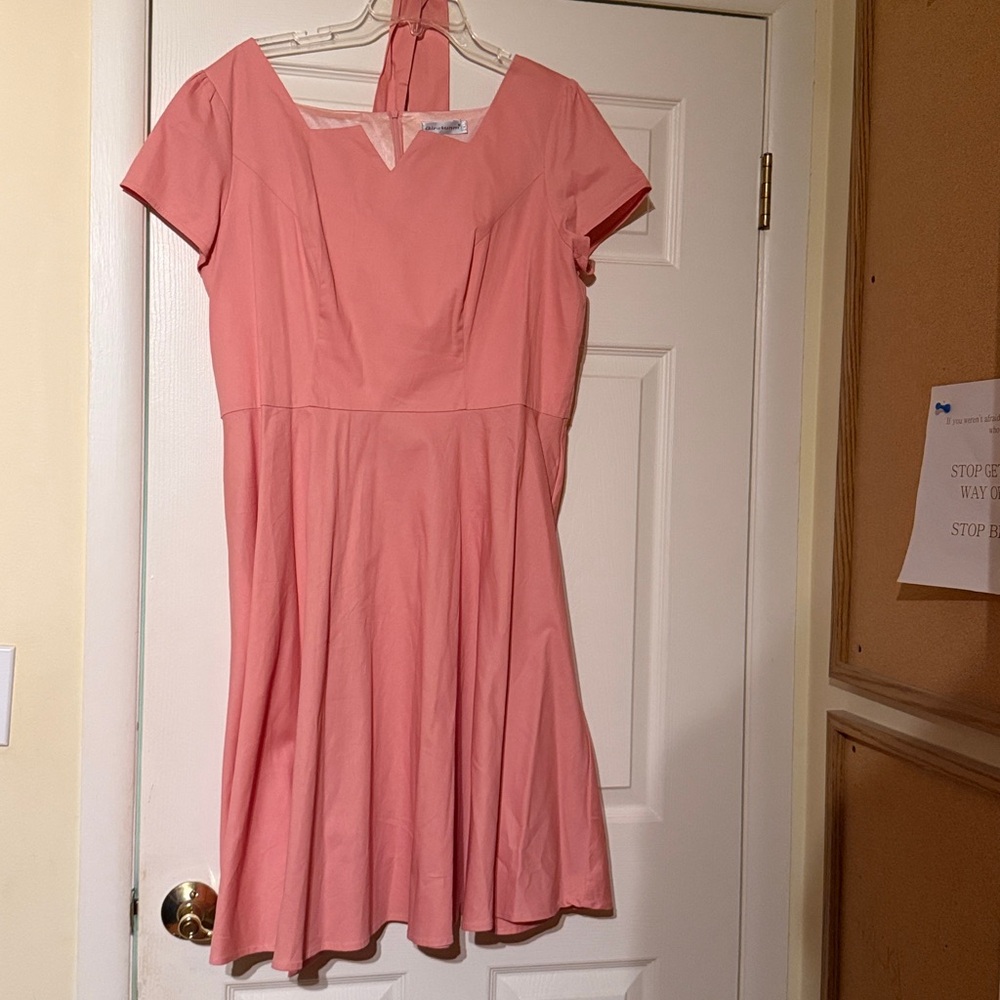 Chic Pink Mini Dress for Women